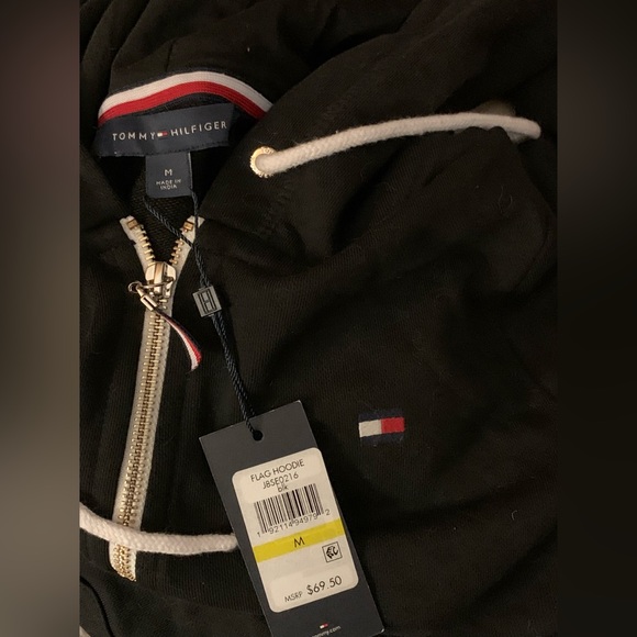 ….Tommy Hilfiger French Terry Hoodie M - Picture 7 of 11